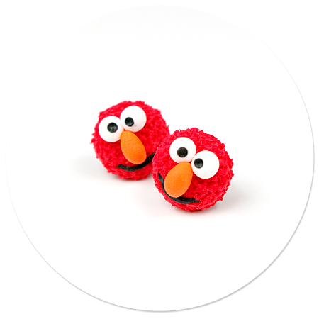plug-in earrings Elmo no. 2
