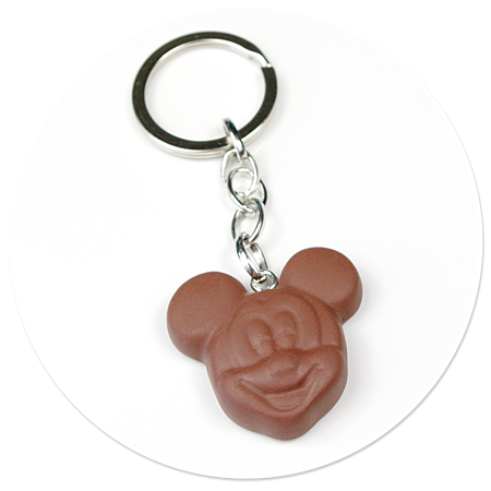 keyring chocolate with mouse no. 3