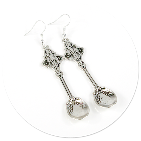 earrings spoons