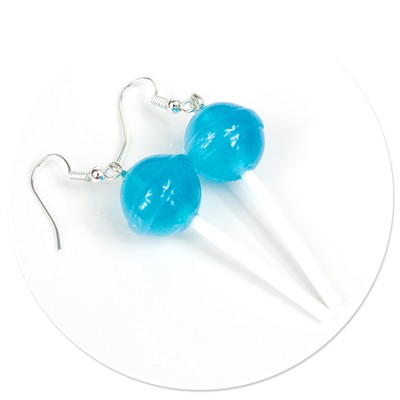earrings lollipops no. 6