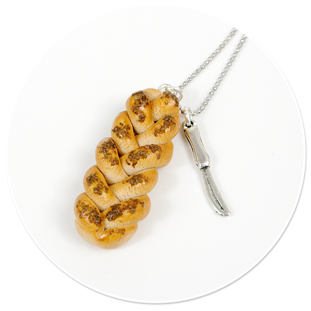 necklace with challah