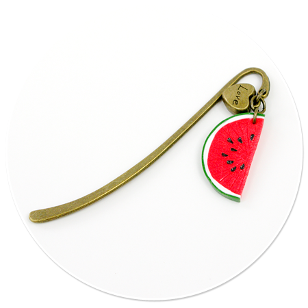 bookmark with watermelon