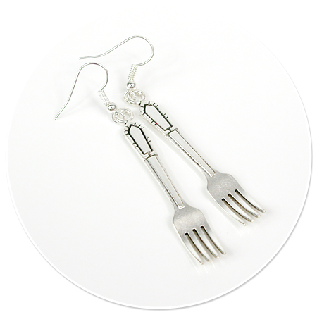 earrings forks