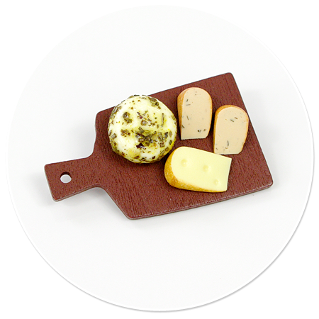 brooch plate of cheeses no. 2