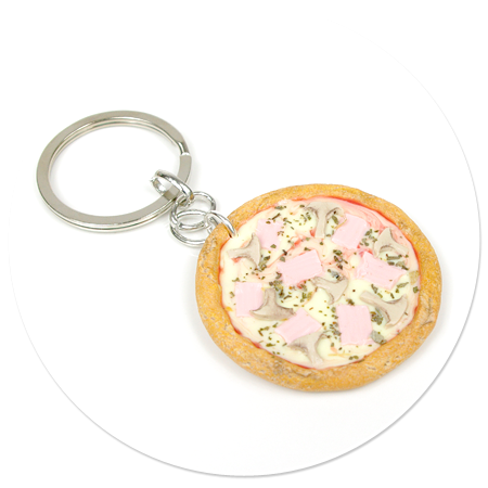 keyring with pizza no. 3