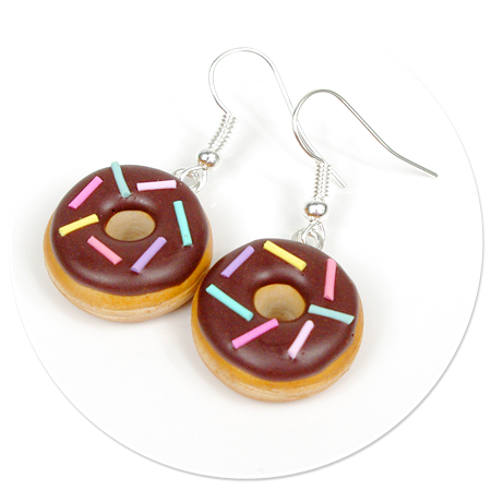 earrings donuts with sprinkles no. 5