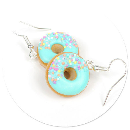 earrings donuts with sprinkles no. 10