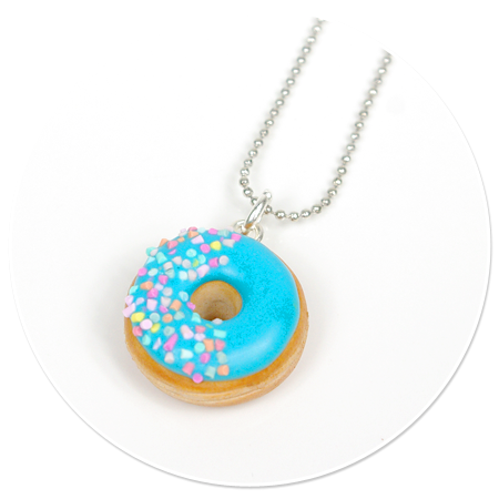 necklace with donut