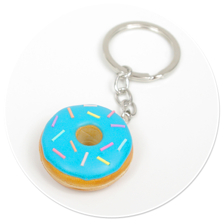 keyring with donut no. 3