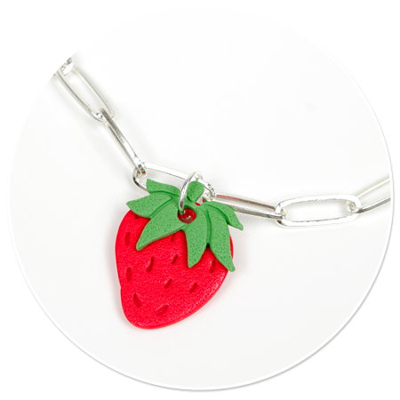 necklace strawberry