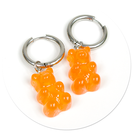 earrings jelly bear no. 13