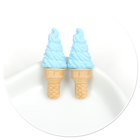plug-in earrings ice cream no. 12