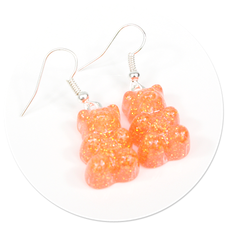 earrings jelly bear no. 4