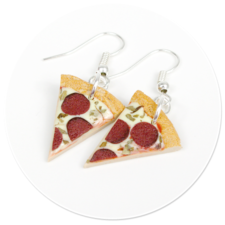 earrings pizza