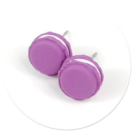 plug-in earrings macaroons no. 2