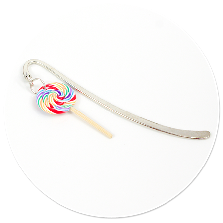 bookmark with lollipop