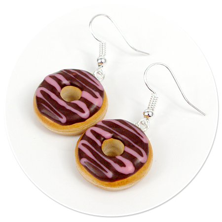 earrings donuts with sprinkles no. 2