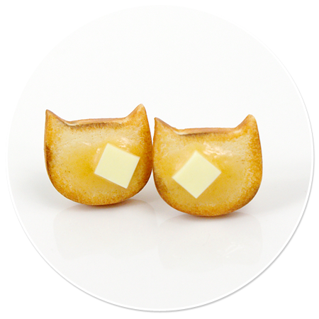 earrings toast cats (plug-in) no. 4