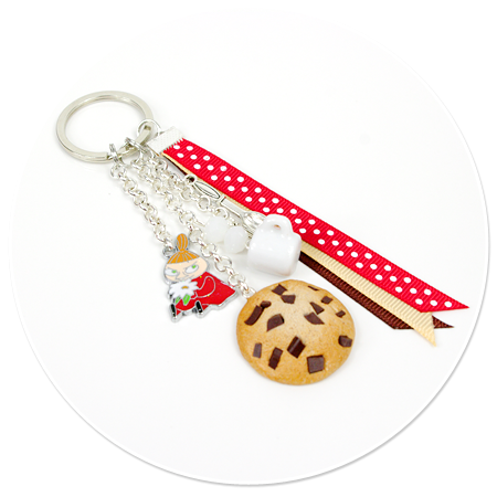keyring with Little My, coffee and cookie no. 5