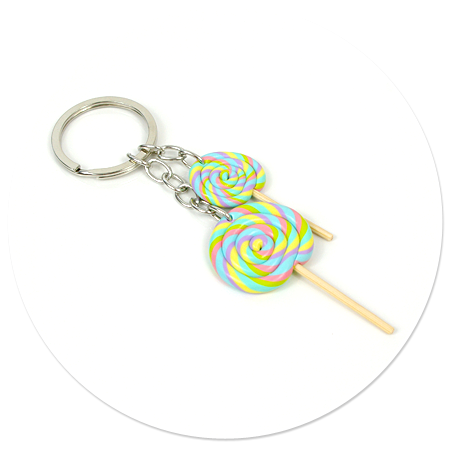 keyring with lollipops no. 3