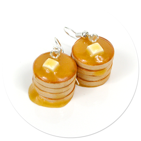 earrings American pancakes