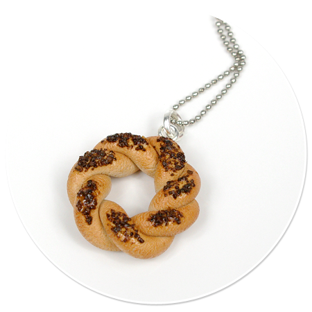 necklace with bagel no. 2