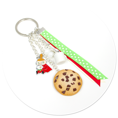 keyring with Little My, coffee and cookie no. 3