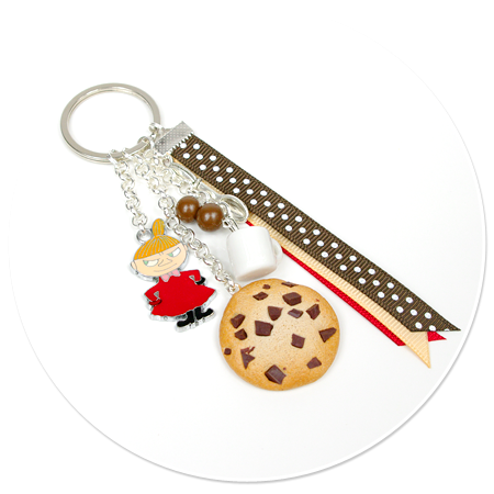 keyring with Little My, coffee and cookie no. 4