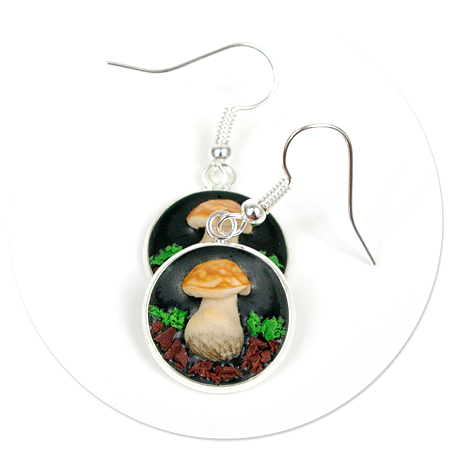 earrings mushroom no. 5
