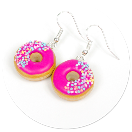 earrings donuts with sprinkles no. 6