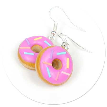earrings donuts with sprinkles no. 8
