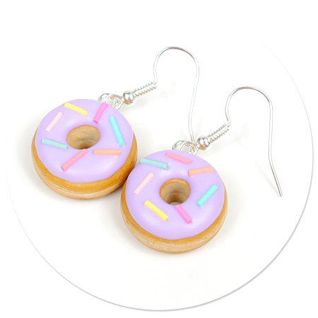 earrings donuts with sprinkles no. 3