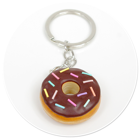 keyring with donut no. 4
