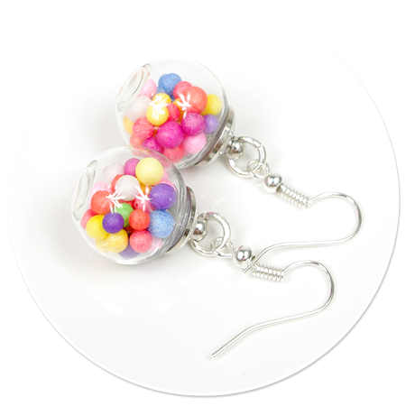 earrings ball with candies no. 2