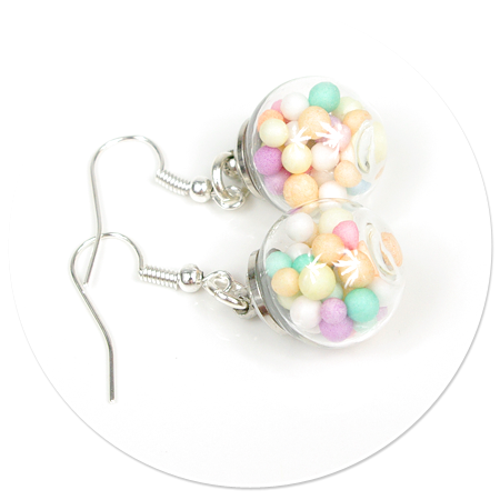 earrings ball with candies no. 3