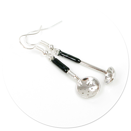 earrings kitchen utensils