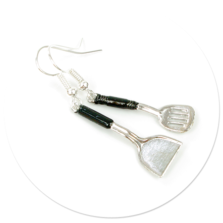earrings kitchen utensils no. 2