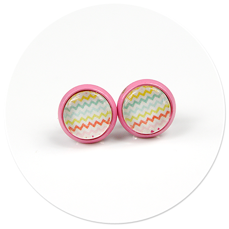 colorful earrings in patterns no. 3