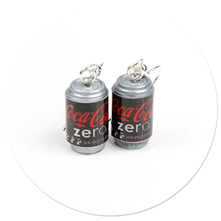 earrings Coca Cola Zero